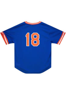 Darryl Strawberry New York Mets Mitchell and Ness Throwback Cooperstown Jersey - Blue