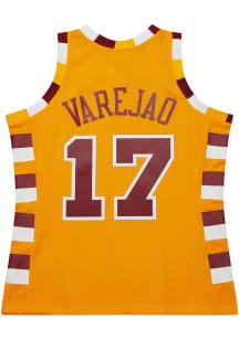 Anderson Varejao  Mitchell and Ness Cleveland Cavaliers Gold Swingman Throwback Basketball Jersey