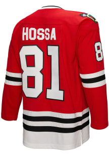 Mitchell and Ness Marian Hossa Chicago Blackhawks Mens Red Throwback Hockey Jersey