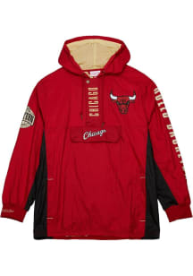 Mitchell and Ness Chicago Bulls Mens Red Team OG 2.0 Pullover Jackets