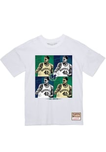 Dirk Nowitzki Dallas Mavericks White Dirk HOF Short Sleeve Fashion Player T Shirt