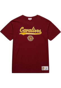 Mitchell and Ness Cleveland Cavaliers Maroon Legendary Slub Short Sleeve Fashion T Shirt