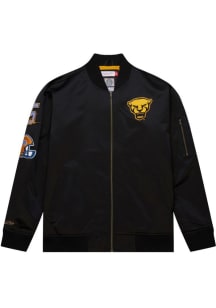 Louis Riddick Pitt Panthers Mens Black Bomber Light Weight Jacket