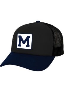 Mitchell and Ness Michigan Wolverines Truck It Trucker Adjustable Hat - Black