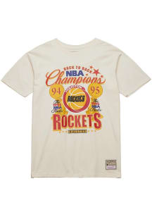 Mitchell and Ness Houston Rockets  Champions Short Sleeve T Shirt