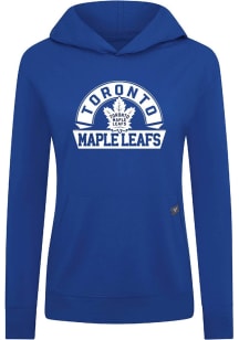 Levelwear Toronto Maple Leafs Womens Blue Relay Banner Arch Hooded Sweatshirt