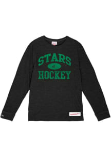 Mitchell and Ness Dallas Stars Black Powerplay Long Sleeve Fashion T Shirt