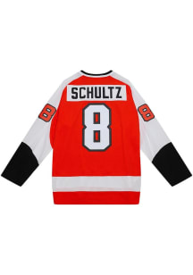 Mitchell and Ness  Philadelphia Flyers Mens Orange 1974 Hockey Jersey