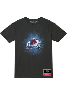 Mitchell and Ness Colorado Avalanche Charcoal Iced Up Short Sleeve T Shirt