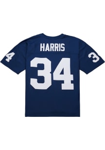 Franco Harris  Mitchell and Ness Penn State Nittany Lions Navy Blue 1969 Player Football Jersey