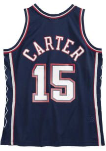 Vince Carter  Mitchell and Ness Brooklyn Nets Navy Blue Swingman Throwback Basketball Jersey