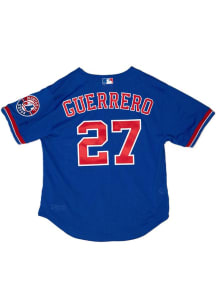 Vladimir Guerrero Montreal Expos Mitchell and Ness Button Throwback Cooperstown Jersey - Blue