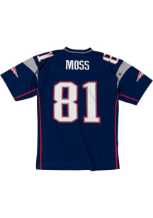New England Patriots Randy Moss Mitchell and Ness Throwback Throwback Jersey
