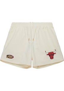 Mitchell and Ness Chicago Bulls Mens Tan Heritage Shorts
