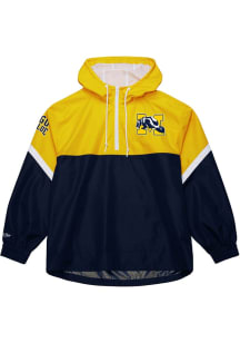 Mitchell and Ness Michigan Wolverines Mens Yellow Tie Breaker Anorak Light Weight Jacket