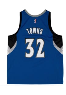 Karl-Anthony Towns  Mitchell and Ness Minnesota Timberwolves Royal Blue 2015 Throwback Basketball..