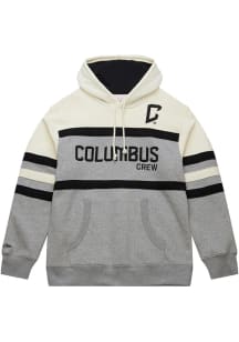 Mitchell and Ness Columbus Crew Mens Grey Head Coach Fashion Hood