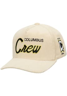 Mitchell and Ness Columbus Crew Corduroy Script Pro Adjustable Hat - Ivory