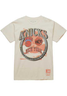 Mitchell and Ness New York Knicks White Crown Jewels Short Sleeve Fashion T Shirt