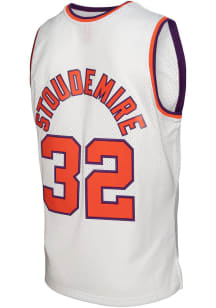 Amar'e Stoudemire  Mitchell and Ness Phoenix Suns White 2002 Throwback Basketball Jersey