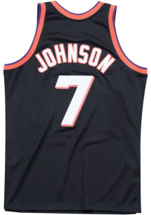 Kevin Johnson  Mitchell and Ness Phoenix Suns Black 1998 Throwback Basketball Jersey