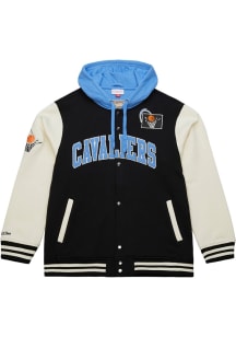 Mens Cleveland Cavaliers Mitchell and Ness Mens Courtside Heavyweight Jacket - Black