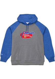Mitchell and Ness Denver Nuggets Mens Grey Winning Streak Fashion Hood