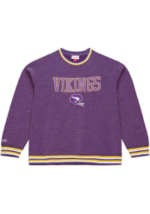 Mitchell and Ness Minnesota Vikings Mens Purple Retro Winning Streak Long Sleeve Fashion Sweatshir..