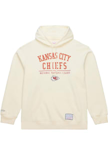 Mitchell and Ness Kansas City Chiefs Mens White Walkoff Long Sleeve Hoodie