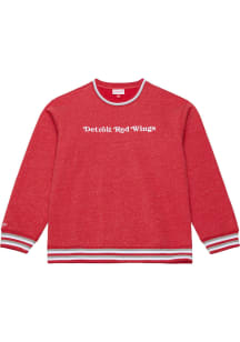 Mitchell and Ness Detroit Red Wings Mens Red Winning Streak Long Sleeve Fashion Sweatshirt