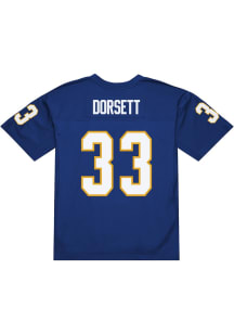 Tony Dorsett  Mitchell and Ness Pitt Panthers Blue Football Tony Dorsett 33 Football Jersey