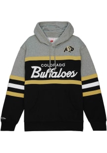 Mitchell and Ness Colorado Buffaloes Mens Black Head Coach Fashion Hood