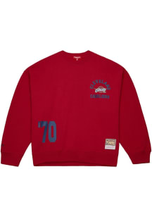 Mitchell and Ness Cleveland Cavaliers Womens Maroon LT Crew Sweatshirt