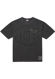 Mitchell and Ness Philadelphia Eagles Charcoal Retro Downtown Short Sleeve T Shirt