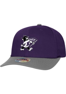 Mitchell and Ness K-State Wildcats 2T CR Pro Adjustable Hat - Purple