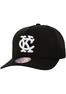 Mitchell and Ness Kansas City Athletics Perfect Stretch Pro Snap Adjustable Hat - Black