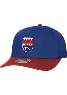 Mitchell and Ness Kansas City Kings 2T TC Classic Red Pro Snap Adjustable Hat - Royal Blue