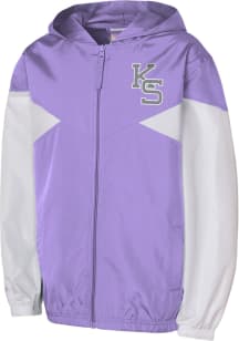Mitchell and Ness K-State Wildcats Youth Lavender Lt Wgt Windbreaker Light Weight Jacket