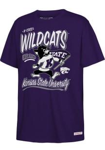 Mitchell and Ness K-State Wildcats Youth Purple Retro Gamer Short Sleeve T-Shirt