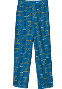St Louis Blues Youth Blue All Over Logo Sleep Pants