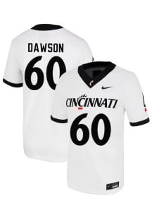 Lance Dawson  Nike Cincinnati Bearcats White NIL Name And Number Football Jersey