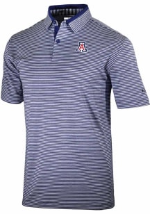 Columbia Arizona Wildcats Mens Red Heat Seal Golden Hills Short Sleeve Fashion Polo