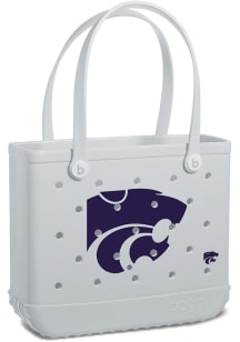 K-State Wildcats White Medium Bogg Bag Tote