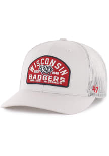 47 Wisconsin Badgers Leland Trucker Adjustable Hat - White