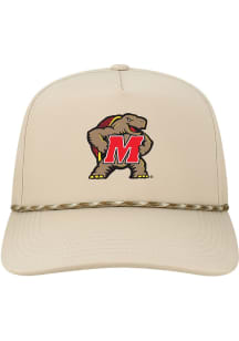 Legacy Maryland Terrapins Caddy Adjustable Adjustable Hat - Beige