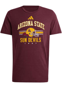 Adidas Arizona State Sun Devils Maroon 87 Rose Bowl Champs Short Sleeve T Shirt