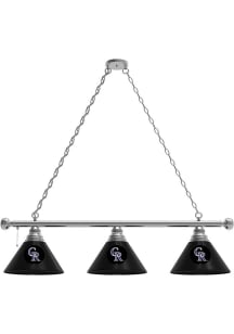 Colorado Rockies 3 Shade Silver Billiard Lamp