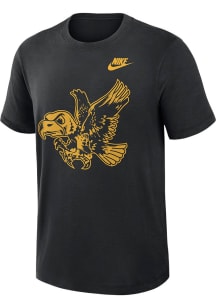 Nike Iowa Hawkeyes Black Legacy Oversized Short Sleeve T Shirt