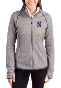 Cutter and Buck Northwestern Wildcats Womens Purple Mainsail Long Sleeve Full Zip Jacket