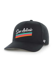 47 San Antonio Spurs Hardwood Classic Graphic Hitch Adjustable Hat - Black
